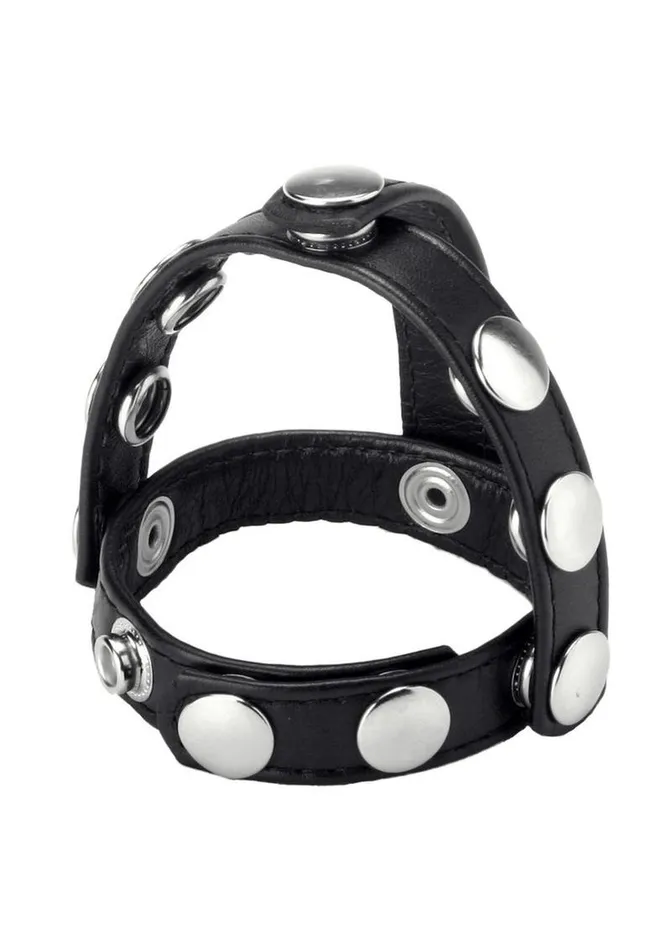 Strict Leather Female Sex Toys Strict Leather SnapOn Cock and Ball Harness