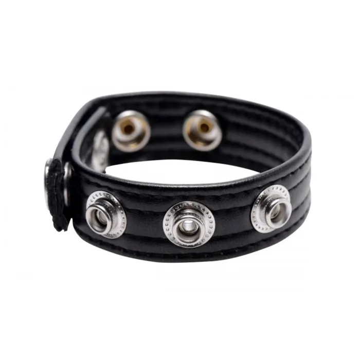 Strict Speed Snap Cock Ring Black Strict Male Sex Toys