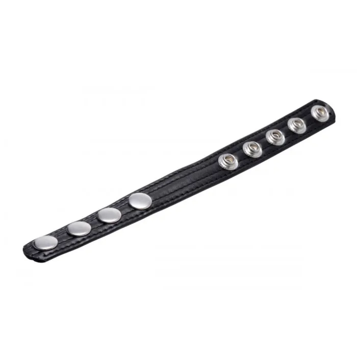 Strict Speed Snap Cock Ring Black Strict Male Sex Toys