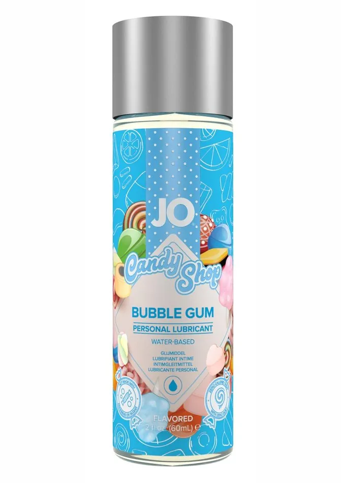 System JO Lubricants JO H2o Candy Shop Water Based Flavored Lubricant Bubble Gum System JO Lubricants JO H2o Candy Shop Water Based Flavored Lubricant Bubble Gum