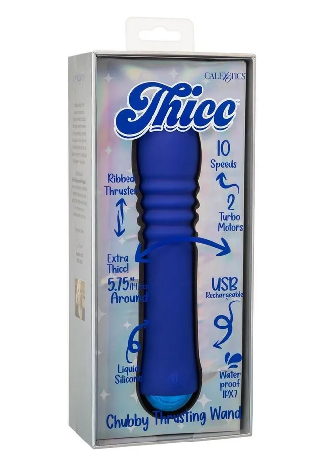 Thicc Female Sex Toys Thicc Chubby Thrusting Rechargeable Silicone Wand