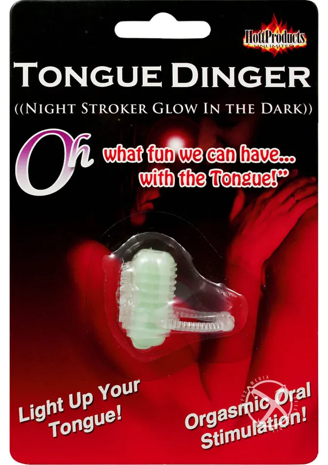 Tongue Dinger Night Stroker Vibrating Silicone Tongue Ring Hott Products Male Sex Toys