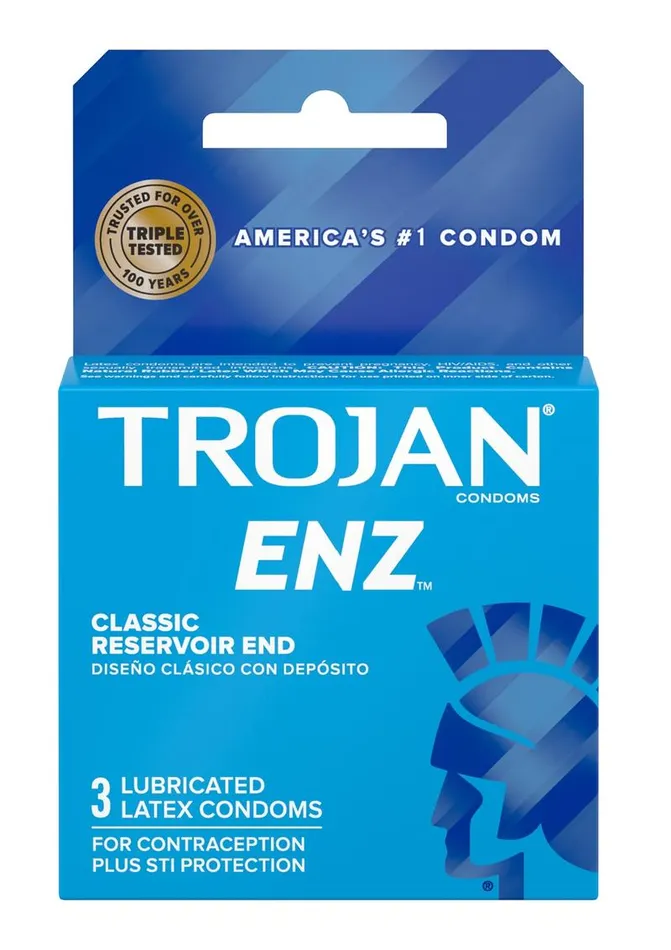 Trojan Condom Enz Lubricated Trojan Vibrators