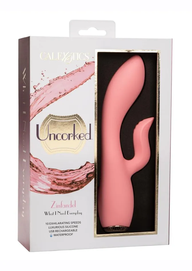 Uncorked Female Sex Toys Uncorked Zinfandel Rechargeable Silicone Rabbit Vibrator