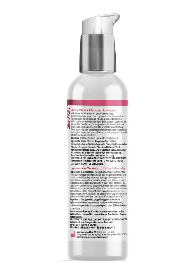 Vibrators Desire by Swiss Navy Desire Cherry Blast Flavored Lubricant