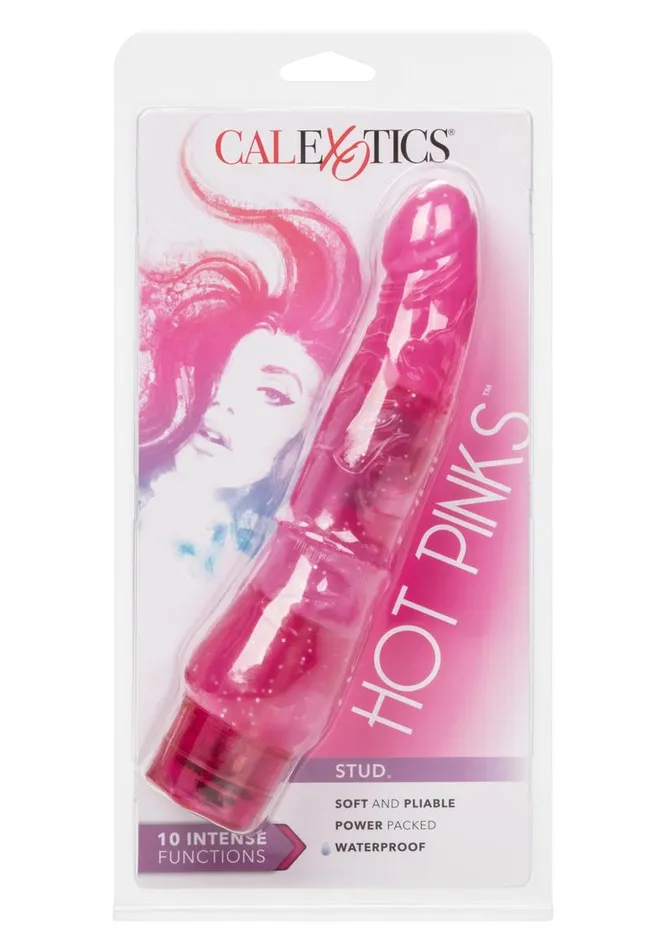 Vibrators Hot Pinks Hot Pinks Stud Vibrator Pink 7