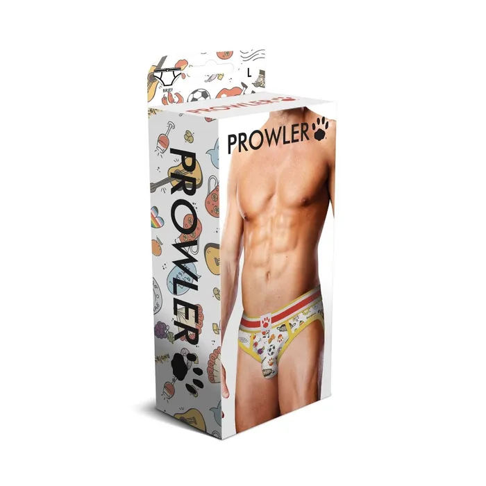 Vibrators Prowler Prowler Barcelona Brief Yellow Red