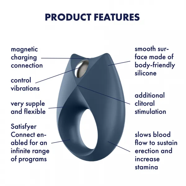 Vibrators Satisfyer Royal One Ring Blue
