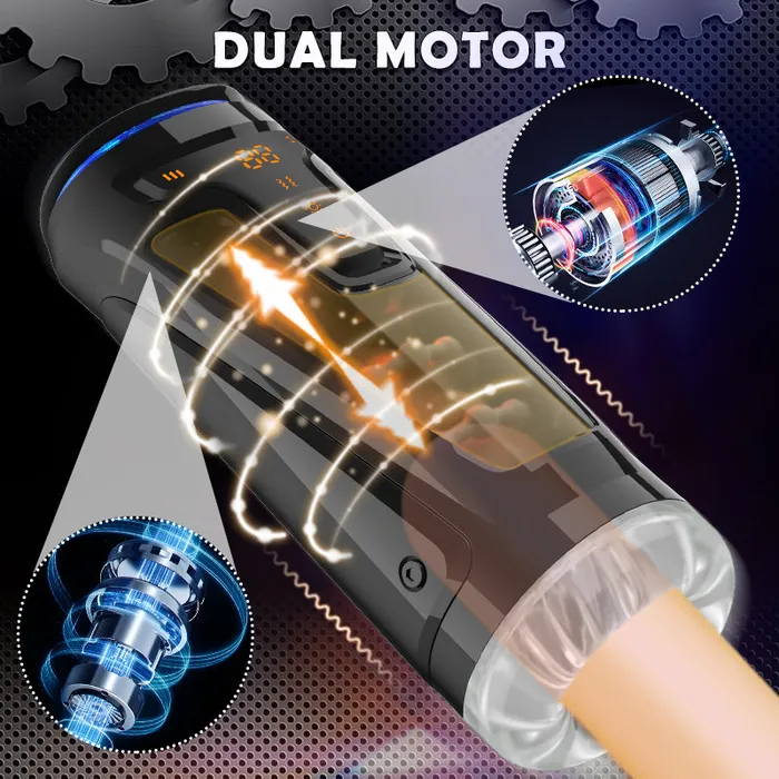 xbelo Male Sex Toys 9frequency Vibration Rotating for Penis Stimulation Masturbator Cup