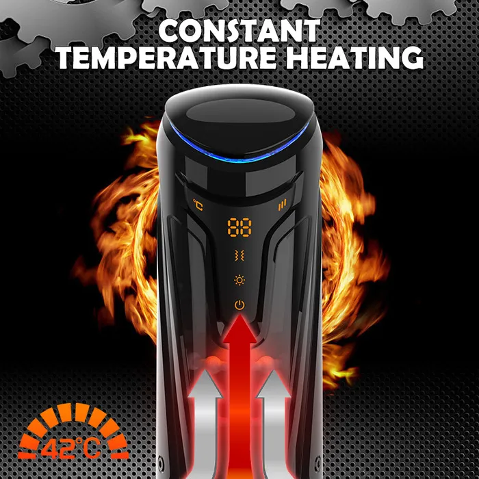 xbelo Male Sex Toys 9frequency Vibration Rotating for Penis Stimulation Masturbator Cup