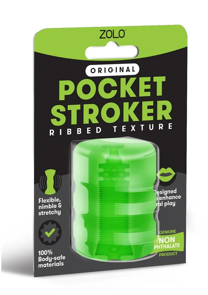 Zolo Male Sex Toys ZOLO Original Pocket Stoker Ribbed Texture Mouth Zolo Male Sex Toys ZOLO Original Pocket Stoker Ribbed Texture Mouth
