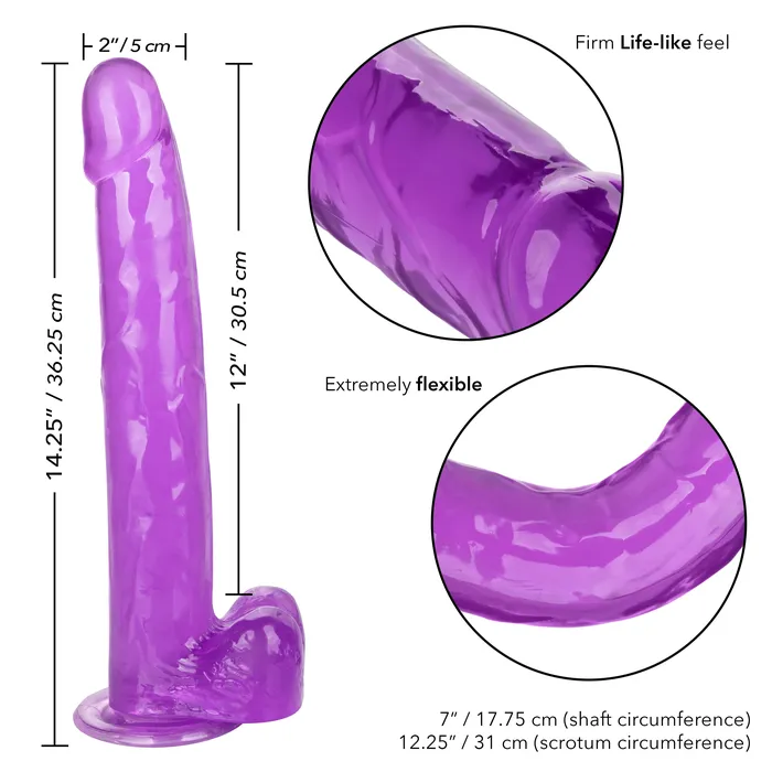 Anal CalExotics Size Queen 12 inch305 Cm Purple Anal CalExotics Size Queen 12 inch305 Cm Purple