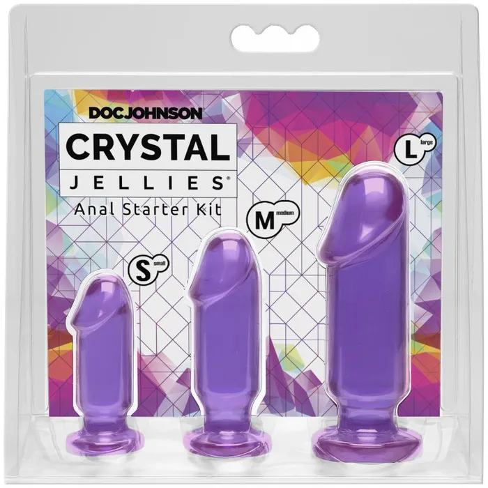 Anal Crystal Jellies Anal Starter Kit Purple
