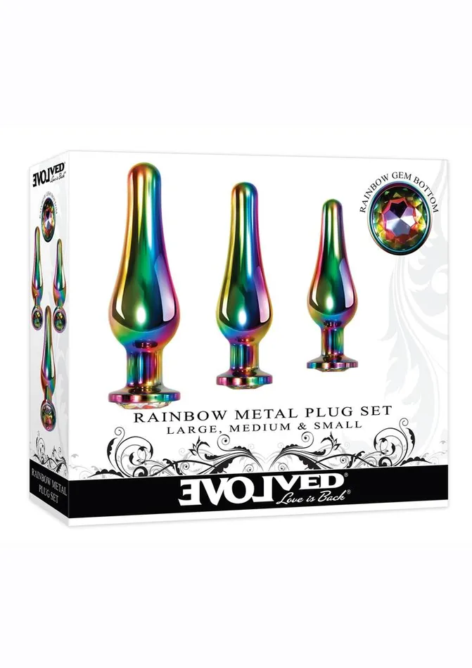 Anal Evolved Rainbow Metal Anal Plug
