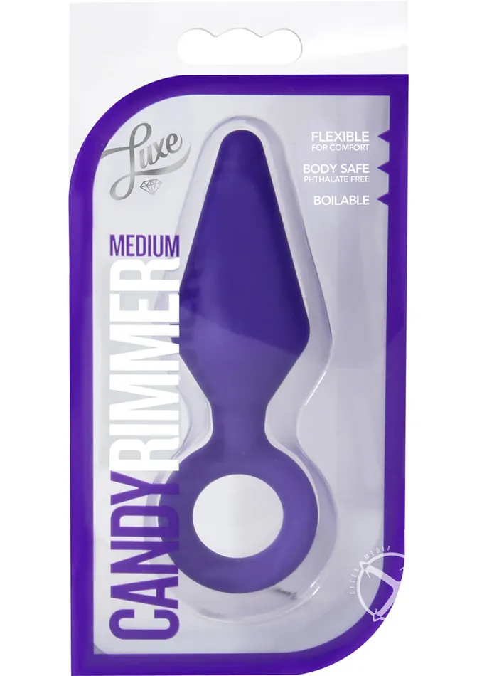 Anal Luxe Luxe Candy Rimmer Silicone Butt Plug