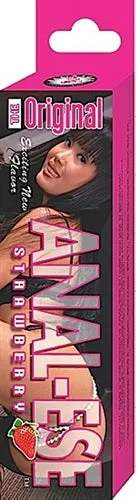 Anal Nasstoys AnalEse Cream Strawberry Flavor 15 Oz