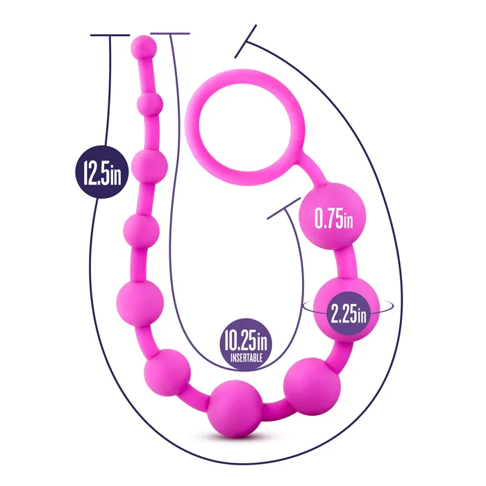 Anal The Toolshed AU Luxe Silicone 10 Beads Pink