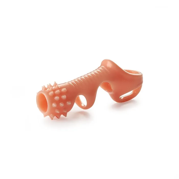 BallBondage HollowedOut Penis Sleeve with Thorns ADLTOYFUN Male Sex Toys