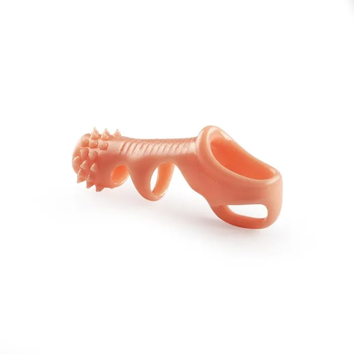 BallBondage HollowedOut Penis Sleeve with Thorns ADLTOYFUN Male Sex Toys