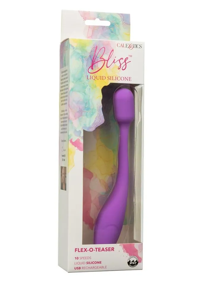 Bliss by CalExotics Female Sex Toys Bliss Liquid Silicone FlexOTeaser Rechargeable Clitoral Stimulator