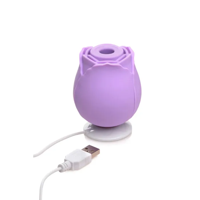 Bloomgasm Wild Rose 10x Suction Clit Stimulator Purple XR Brands inmi Vibrators Bloomgasm Wild Rose 10x Suction Clit Stimulator Purple XR Brands inmi Vibrators