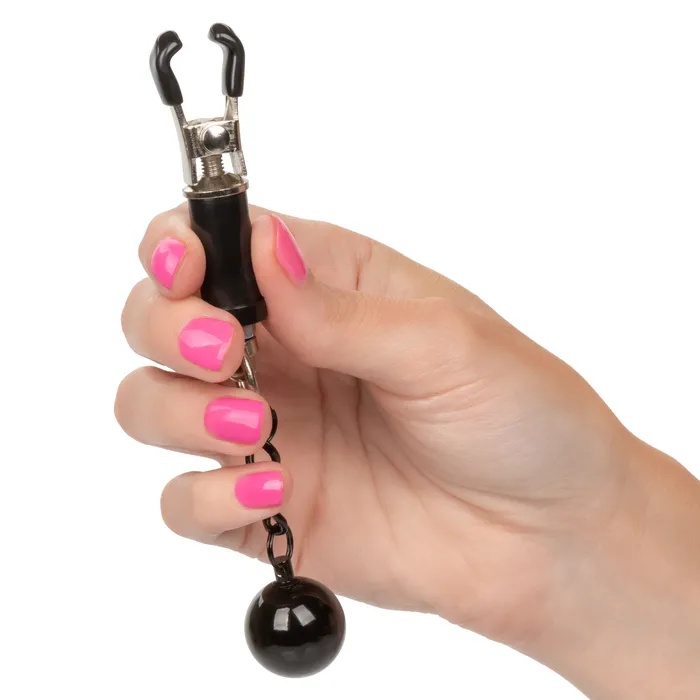 CalExotics Female Sex Toys Nipple Grips Weighted Twist Nipple Clamps CalExotics Female Sex Toys Nipple Grips Weighted Twist Nipple Clamps