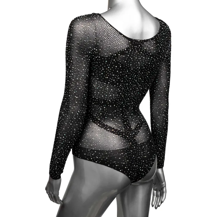 CalExotics Radiance Long Sleeve Body Suit One Size Black Male Sex Toys CalExotics Radiance Long Sleeve Body Suit One Size Black Male Sex Toys