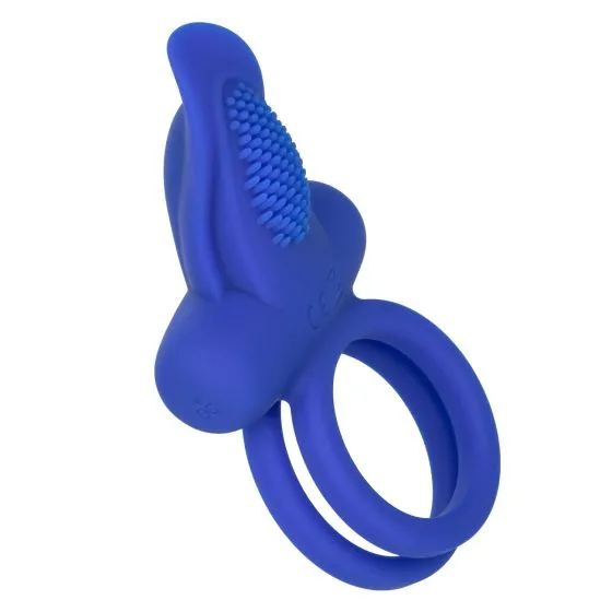 California Exotic Novelties Female Sex Toys Silicone Rechargeable Dual Pleaser Enhancer