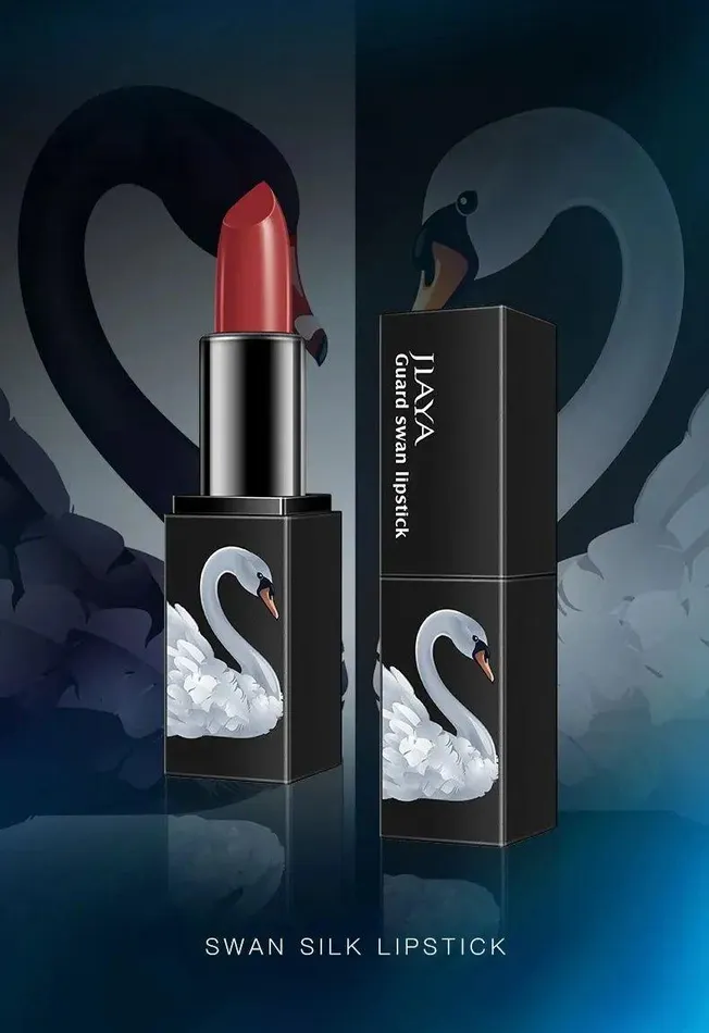 cj Black And White Swan Makeup Set Cushion bb Cream Makeup Powder Lipstick Sevenpiece Gift Box Anal