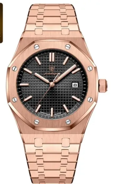 cj Female Sex Toys Waterproof Fashion Business Trend Luminous Calendar Watch