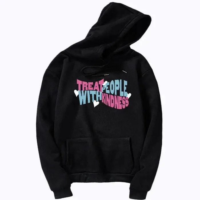 cj Vibrators Harajuku Pullover Wool Hoodie