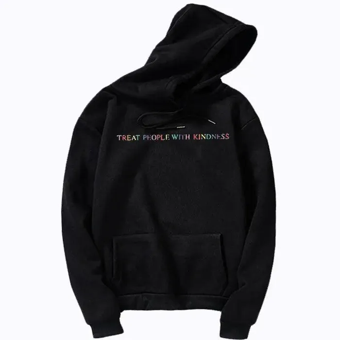 cj Vibrators Harajuku Pullover Wool Hoodie