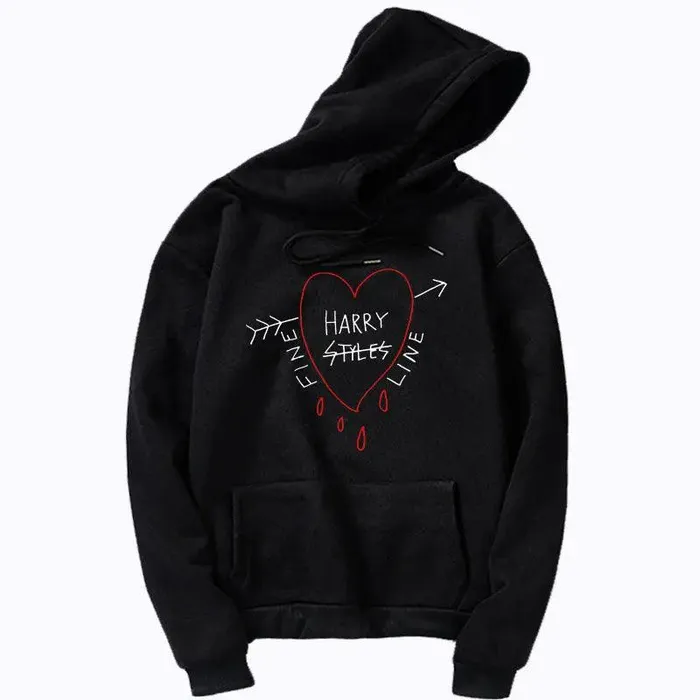 cj Vibrators Harajuku Pullover Wool Hoodie