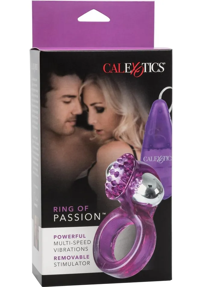 Couples Couples Enhancers Ring Of Passion Vibrating Cock Ring with Clitoral Stimulation Couples Couples Enhancers Ring Of Passion Vibrating Cock Ring with Clitoral Stimulation