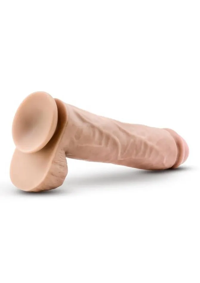 Dildos Au Naturel Au Naturel Big John Sensa Feel Dual Density Dildo with Balls