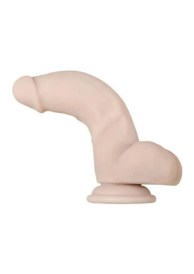 Dildos Evolved Real Supple Poseable Dildo with Balls