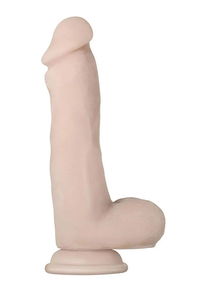Dildos Evolved Real Supple Poseable Dildo with Balls