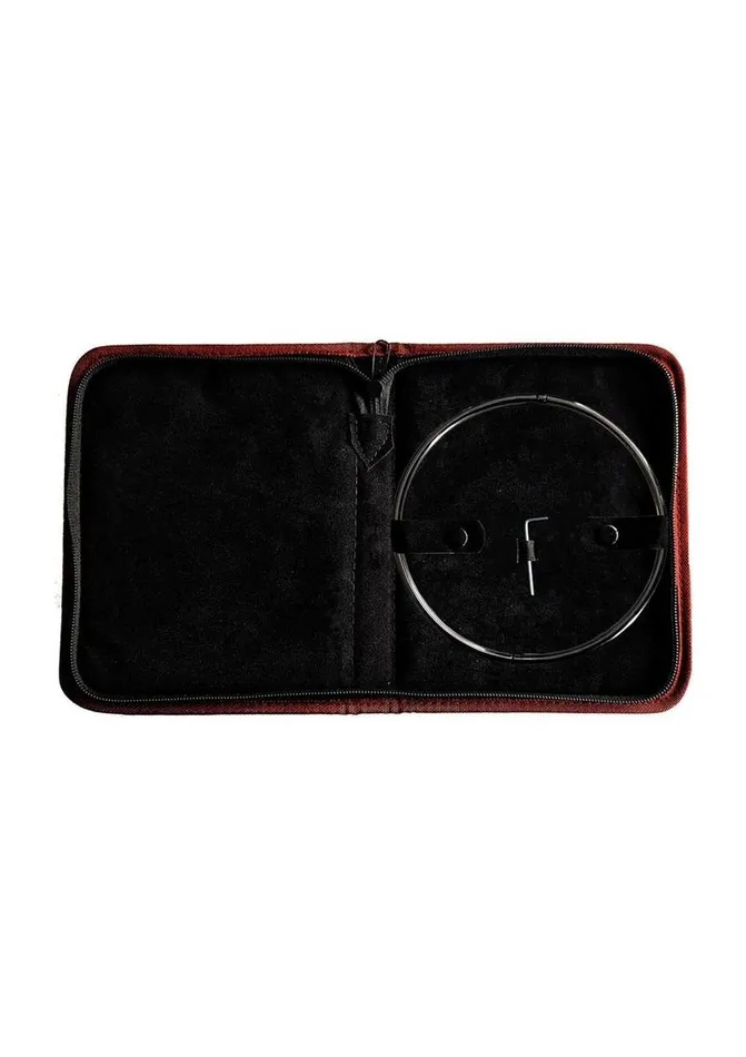 Dildos Stainless Steel Thin Collar Rouge