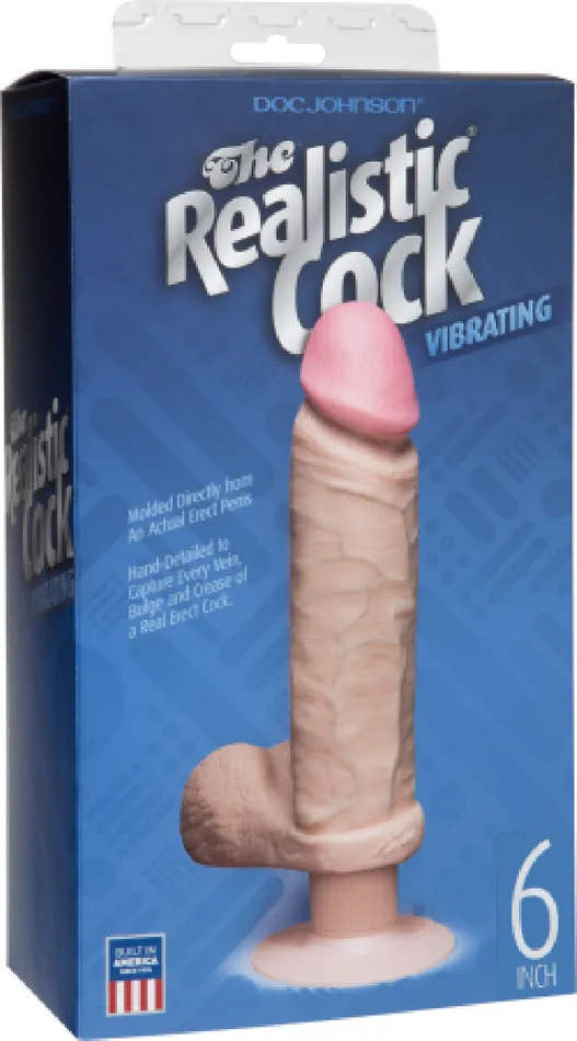 Doc Johnson Dildos Cock Vibrating 6 Vanilla