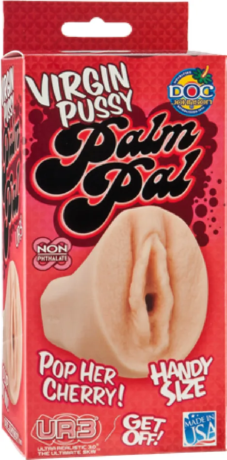 Doc Johnson Male Sex Toys Palm Pal Virgin Pussy Flesh