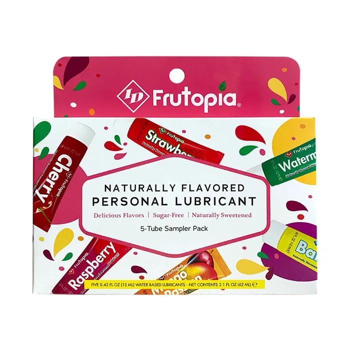 Enhancers ID Lubricants Frutopia 5Tube Sampler Pack Assorted Flavors Enhancers ID Lubricants Frutopia 5Tube Sampler Pack Assorted Flavors