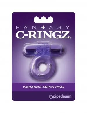 Fantasy CRingz Vibrating Super Ring Purple Pipedream Male Sex Toys Fantasy CRingz Vibrating Super Ring Purple Pipedream Male Sex Toys
