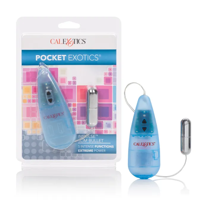 Female Sex Toys CalExotics Pocket Exotics Impulse Slim Bullet