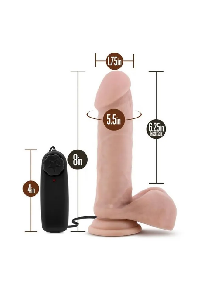 Female Sex Toys Loverboy The Goalie Vibrating Dildo with Balls Loverboy