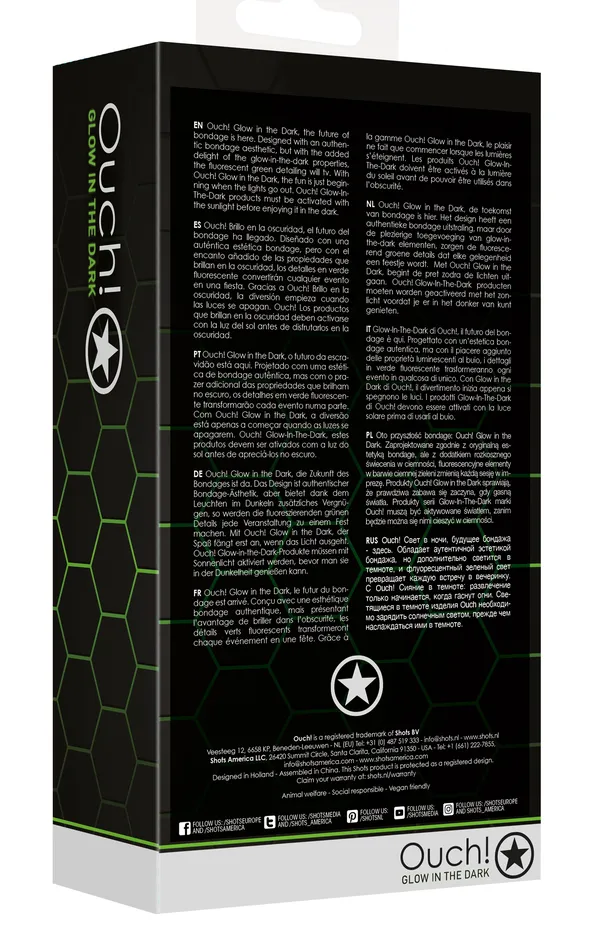 Female Sex Toys Shots Ouch Full Body Harness Small Medium Glow in the Dark Female Sex Toys Shots Ouch Full Body Harness Small Medium Glow in the Dark
