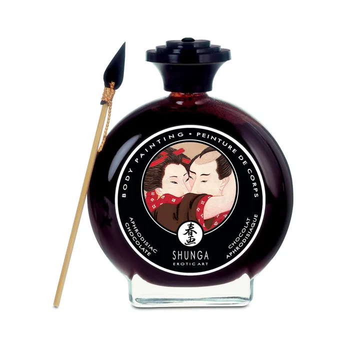 Female Sex Toys Shunga Edible Body Paint Aphrodisiac Chocolate 35 Fl Oz 100 ml