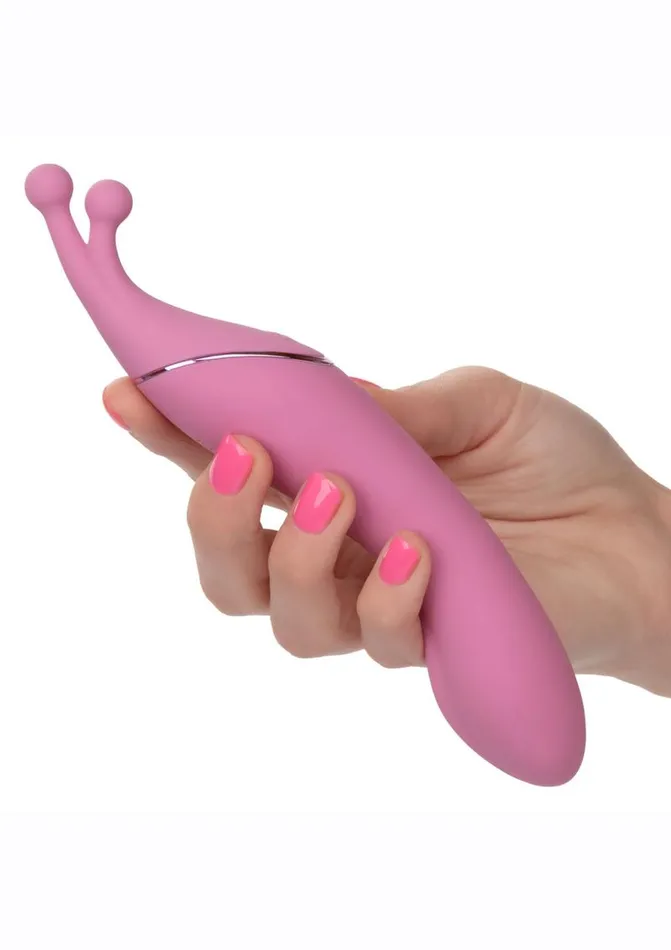 Female Sex Toys Tempt and Tease Tempt and Tease Kiss Rechargeable Silicone Vibrator with Clitoral Stimulator