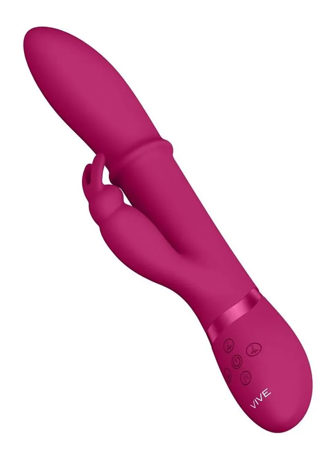 Female Sex Toys Vive Halo Rechargeable Silicone Ring Rabbit Vibrator Vive by Shots