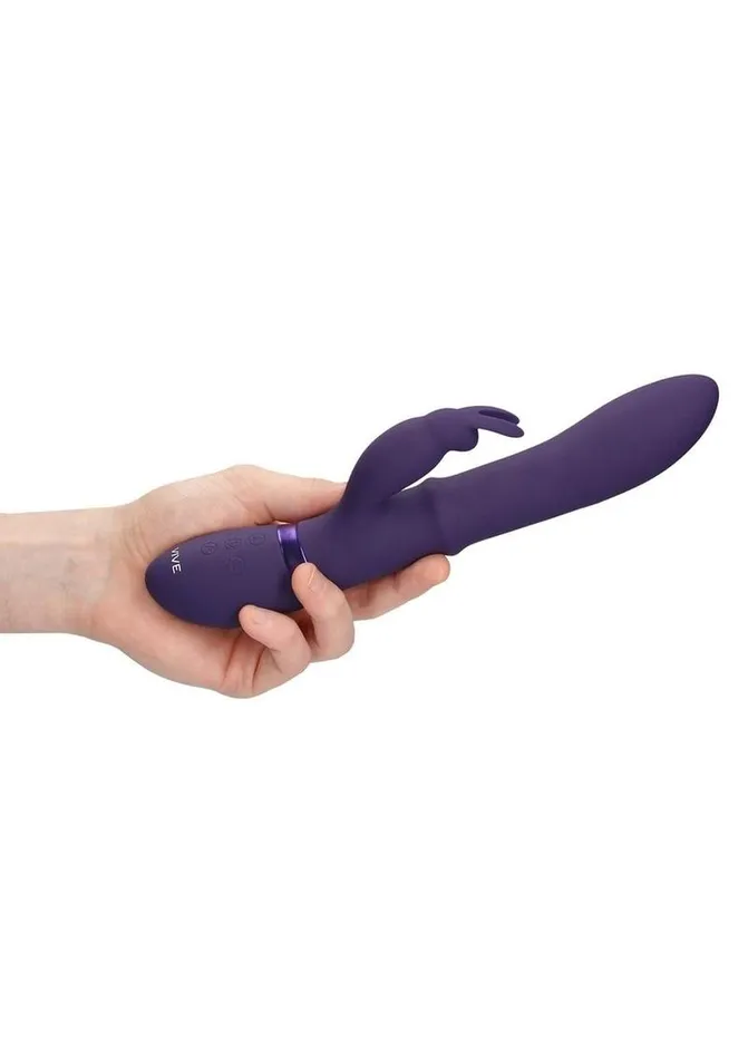 Female Sex Toys Vive Halo Rechargeable Silicone Ring Rabbit Vibrator Vive by Shots