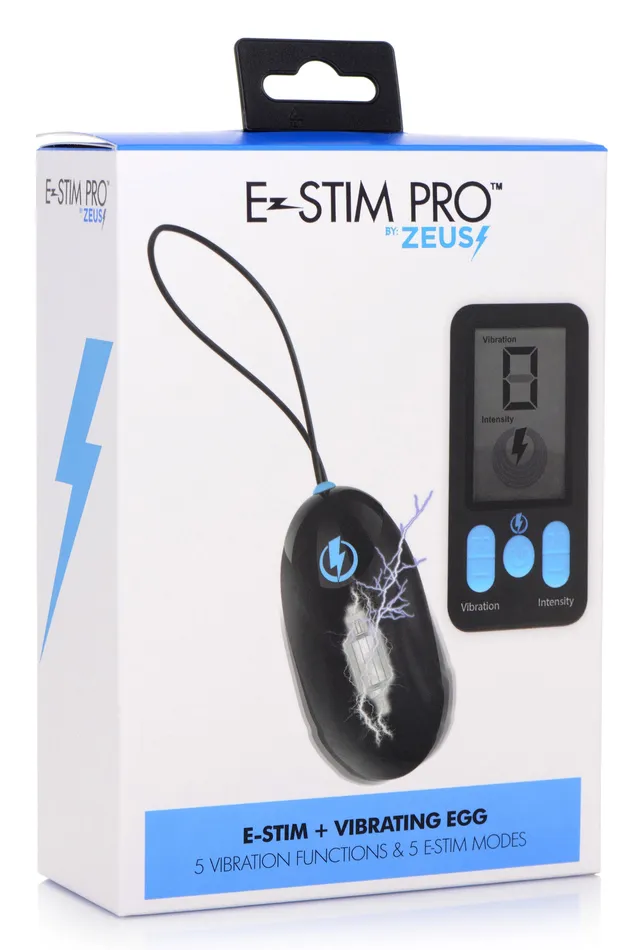 Female Sex Toys XR Brands Zeus Electrosex EStim Pro Silicone Vibrating Egg With Remote Control Black Female Sex Toys XR Brands Zeus Electrosex EStim Pro Silicone Vibrating Egg With Remote Control Black